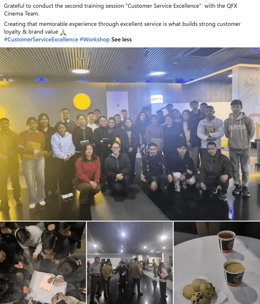 Better Yourself training session at Reliance Finance Limited